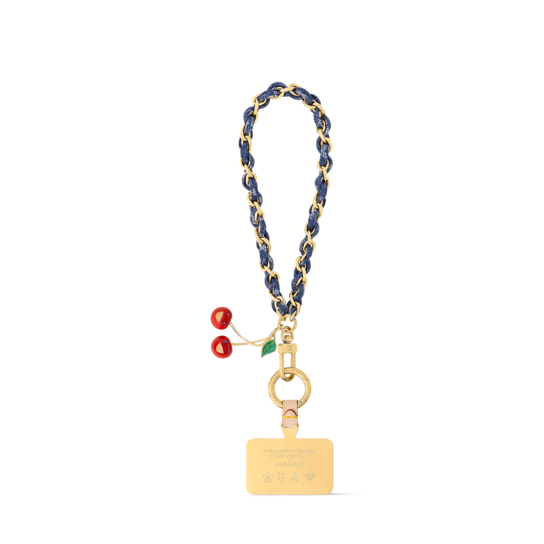 LV x TM Denim Cerise Phone Holder . - Accessories | LOUIS VUITTON